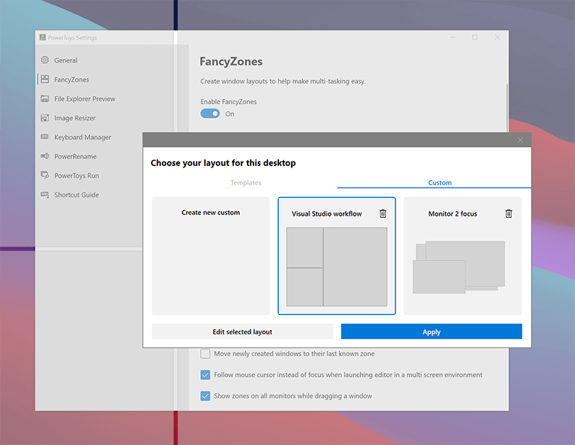 windows 10 fancyzones